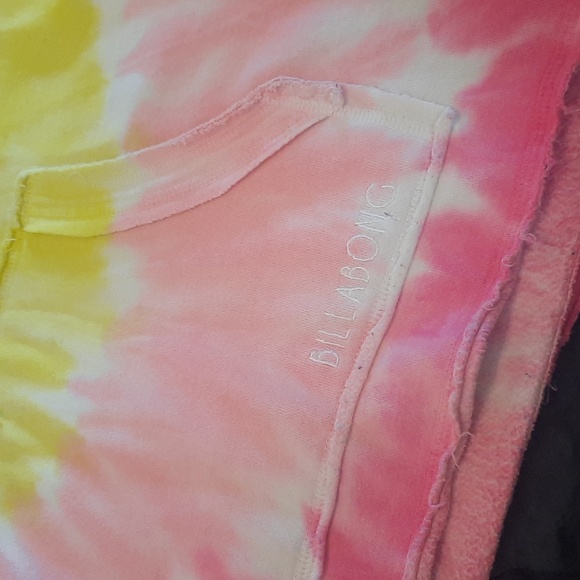 XL Billabong Tie Dye Hoodie Sweatshirt Y2K 😍 - Picture 6 of 7